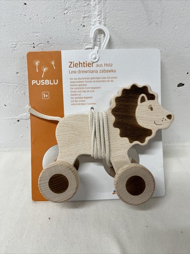 Ziehtier aus holz löwe - aus,