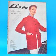 Elsa Handarbeit und Wäsche | 1 1958 | Kindermode Damenmode Herrenmode Stricken