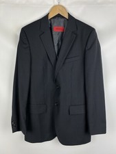 Hugo Boss Aamon / Hago Herren Wolle Gestreift Blazer Jacke Sportmantel Gr.US 38