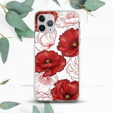 Red poppy aesthetic - red,