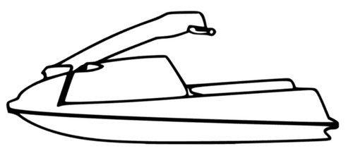 Jetski aufkleber sticker - aufkleber, auto