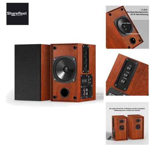 Aktive regallautsprecher - aktive,