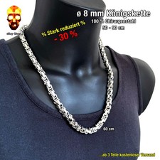 1 Königskette 8 mm Halskette