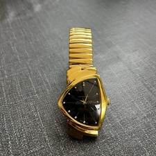 Hamilton Ventura H243010 Gold Uhr  – Kultdesign