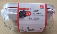 Zwilling Vakuum Box S rot, Fresh & Save, Borosilikat-Glas, 0,2 l, NEU OVP 
