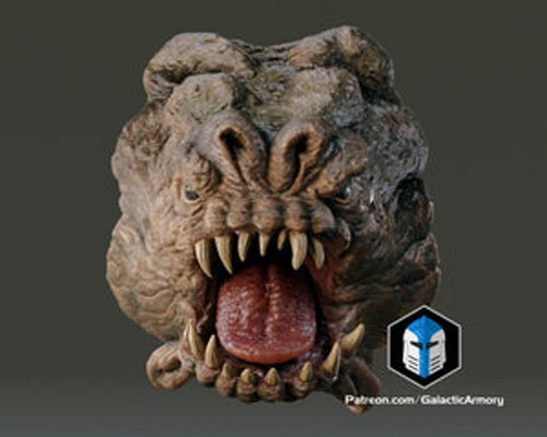 Sized rancor head wall - 1:2,