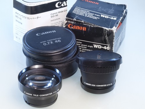 Canon wide converter 46 - converter, wd-46