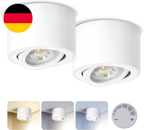 Led aufbauspots weiß - aufbauspots,