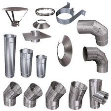 Ofenrohr Edelstahl 80-200mm