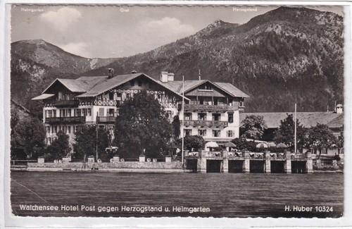 Ansichtskarte walchensee - ansichtskarte,