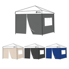 Sekey 2 Seitenteile Seitenwände für Pavillon 3×3m mit 1 Fenster 1 Reißverschluss