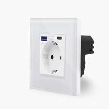 Steckdose + USB 2-fach Typ A/C