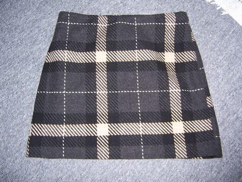 Wollrock rock grau - gr.38, beige