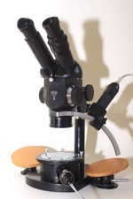 Stereomikroskop Zeiss Jena SM XX,  Sammlerstück im Systemkasten