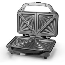 SUPERLEX XL Sandwichmaker Sandwichtoaster Antihaftbeschichtung Toaster 900W