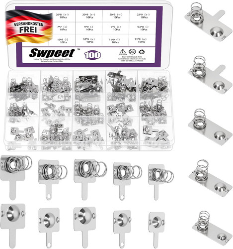 150 stück batteriefedern - stück, kit