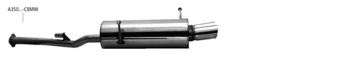 Bastuck sportauspuff 1x90mm - bastuck,