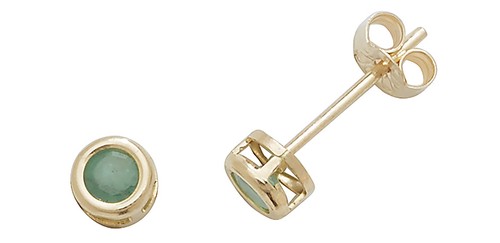 Gold paar ohrstecker - 9k,