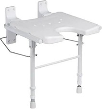 Duschklappsitz / Duschsitz / Duschhocker  (wandmontiert, leicht, barrierefrei)