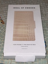 Ideal Of Sweden iPhone 11 Pro Max XS Max Cream Beige Case Wallet Neu