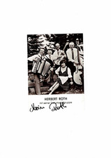 Herbert Roth mit seiner Instrumentalgruppe - Autogrammkarte, Original Signiert 