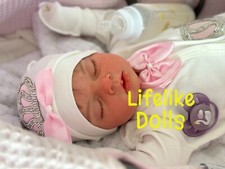 Reborn Real Ariella Reva Schick Lebensechte Puppe Reborn Schlafen Newborn 0-3 Baby