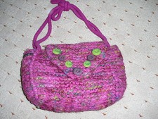 Tasche gestrickt und gefilzt