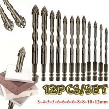 12Stk Sägezahn-Exzenterbohrer