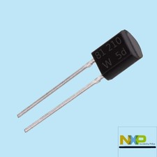 KTY81-210 Sensor Temperatur Widerstand PTC 2000 Ohm bei 25°C TO-92 NXP (Philips)