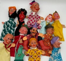 12 Puppen , Kasperlepuppen