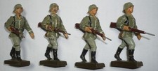 Lineol Figur 4 Soldaten mit