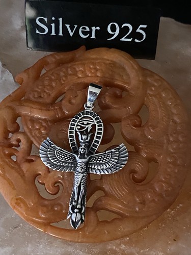 Silber geflügelter ankh und - silber,