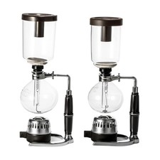 Siphon-Kaffeemaschine aus