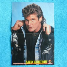 DAVID HASSELHOFF POSTER BRAVO 2 Seiten 1990er Disney Oliver & Co.
