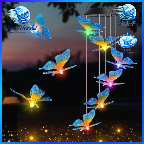 Solar windspiel schmetterling - windspiel,