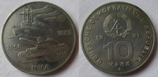 Ddr gedenk münze mark - 10, 25