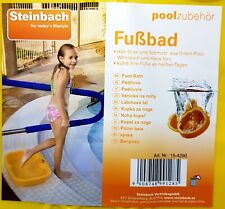 Große Fußbadewanne/Schüssel stabiles Kunststoff Fußbecken gelb 15-4250 Fußpflege