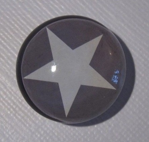 Stern star glas magnet - glas,