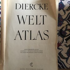 Carl Diercke Welt Atlas German