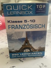 Quick Lernbox Klasse 5-10 Französisch 250 Lernkarten zum schnellen Nachschlagen