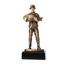 Figur Angler mit Karpfen