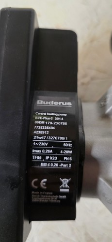 Buderus heizungspumpe bue - heizungspumpe, plus