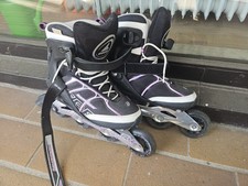 Inline Skates von Rollerblades, Max Wheels 84, Gr. 40, inkl. Gelenkschoner