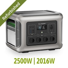ALLPOWERS Tragbare Powerstation 2500W 2400W   LiFePO4 Solar Generator Camping