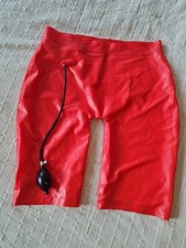 Latex Aufblasbare Hose Rot XXL