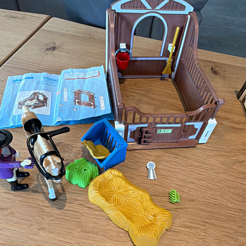 Playmobil pferdebox stallbox - playmobil,