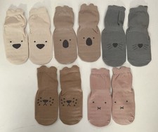 Suxgunne 5 Paar Rutschfeste Baby Socken Baumwolle Katze Kleinkind Anti-Rutsch