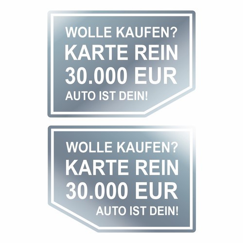 Auto aufkleber scheibe nix - auto,