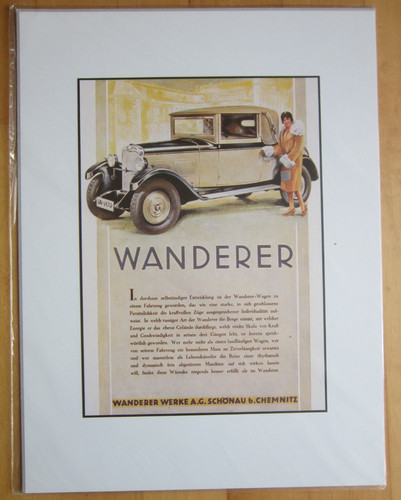 Plakat pappe wanderer 30 - wanderer, 40