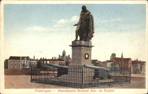 Vlissingen standbeeld michiel - standbeeld,
